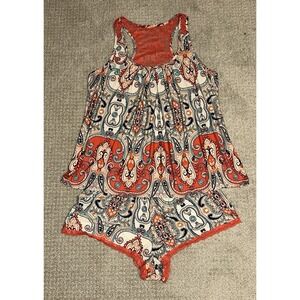 In‎ Bloom by Jonquil Paisley Women Pajama 3 Piece Set Medium